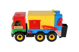 Auto middle Truck popelář plast 41cm Wader v sáčku