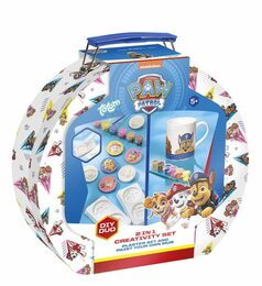 Kreativní kufřík 2v1 Paw Patrol/Tlapková patrola v kartonovém kufříku 21x20x9cm