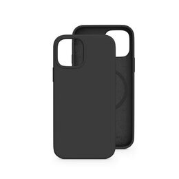 Silikonové TPU pouzdro Epico Magsafe pro Apple iPhone 12/12 Pro  černé