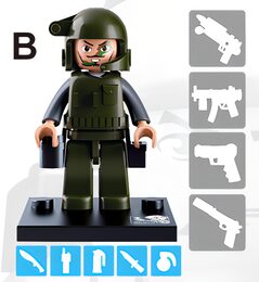 Sluban Figurky M38-B0586 Policajti a zloději - 1ks B