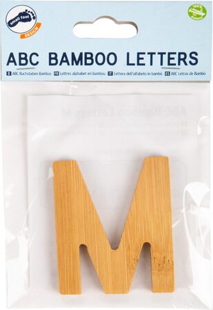 small foot Bambusové písmeno M