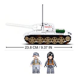 Sluban Bitva o Budapešť M38-B0978 Bílý tank T-34/85 - poškozený obal