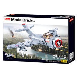 Sluban Model Bricks M38-B0983 Proudový stíhací letoun MiG-15