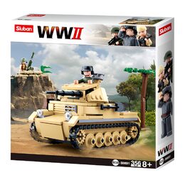 Sluban WWII M38-B0691 Německý tank Panzer II