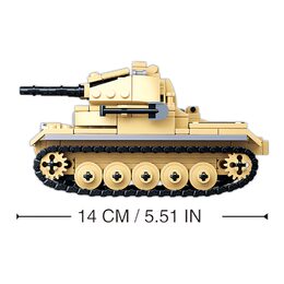 Sluban WWII M38-B0691 Německý tank Panzer II
