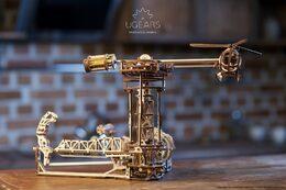 Ugears 3D dřevěné mechanické puzzle Létající stroje