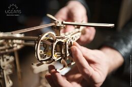Ugears 3D dřevěné mechanické puzzle Létající stroje