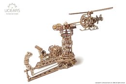 Ugears 3D dřevěné mechanické puzzle Létající stroje