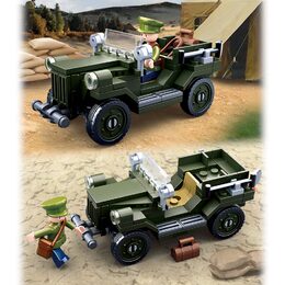 Sluban WWII M38-B0682 Sovětský terénní vůz GAZ 67