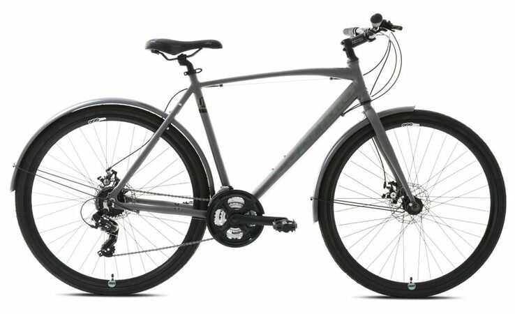 Městské jízdní kolo Capriolo URBAN TOUR 28"/22" šedé