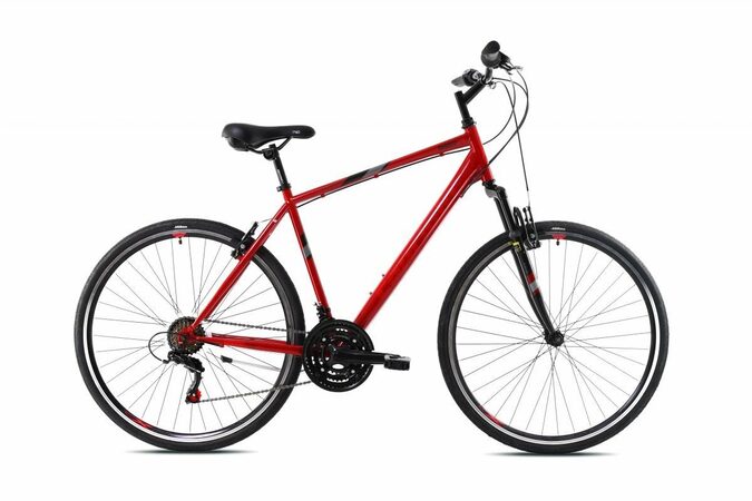 Trekové jízdní kolo Capriolo SUNRISE MAN 28"/20 červené