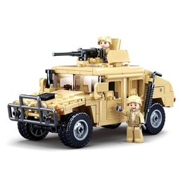 Sluban Army Model Bricks M38-B0837 Hummer bojový off road