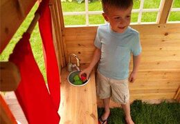KidKraft Moderní hrací dřevěný domeček na zahradu