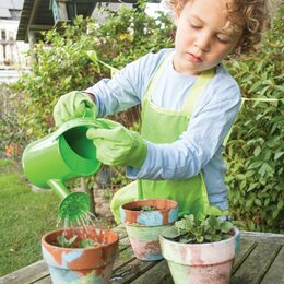Bigjigs Toys Zahradní rukavice zelené