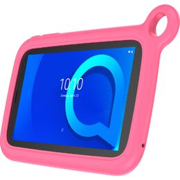 Dotykový tablet ALCATEL 1T 7 2021 KIDS + ochranný obal 7", 16 GB, WF, BT, Android 10 Go - černý/růžový