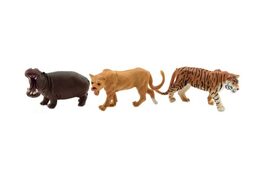 Zvířátko safari ZOO plast 10cm asst mix druhů 12ks v boxu
