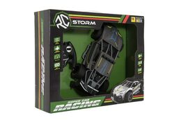 Teddies Auto RC Sport antracit 33cm plast 2,4GHz na baterie + dobíjecí pack v krabici 43x36x13cm