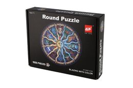 Puzzle kulaté Znamení zvěrokruhu 1000 dílků 67,5x67,5cm v krabici 26x21x5,5cm