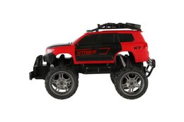 Auto RC terénní plast 30cm na dálkové ovládání na baterie v krabici 37x20x19cm