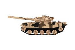 Tank RC plast 27cm 40MHz na baterie+dobíjecí pack se zvukem v krabici 37x17x19cm