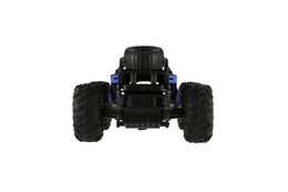 Auto RC buggy terénní modré 22cm plast 2,4GHz na baterie + dobíjecí pack v krabici 32x16x18cm