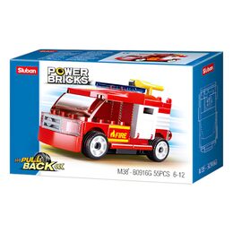Sluban Power Bricks M38-B0916G Natahovací auto hasičské