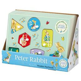 Rainbow Vkládací puzzle počítání králíčka Petra