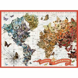 Galison Puzzle Migrace zlatého motýla Wendy 1000 dílků
