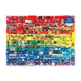 Galison Puzzle Duhová autíčka 1000 dílků