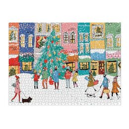 Galison Puzzle Vánoční koledníci 1000 dílků