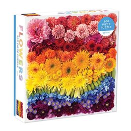 Galison Puzzle Duhové květy 500 dílků - poškozený obal