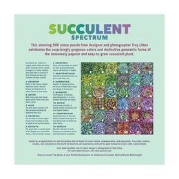 Galison Puzzle Barevné sukulenty 500 dílků - poškozený obal