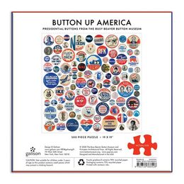 Galison Puzzle Placky Ameriky 500 dílků