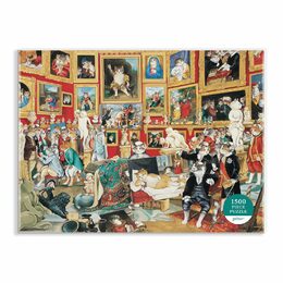 Galison Puzzle Tribuna Uffizi s kočkami 1500 dílků