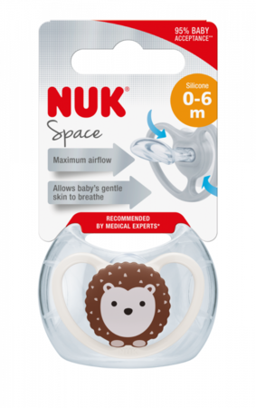 NUK Dudlík Space holka V1 (0-6 měs.) 1ks