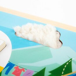 Bigjigs Toys Senzorické puzzle kempování v přírodě