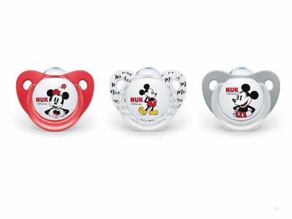 NUK Dudlík silikonový Mickey V2 (6-18m)