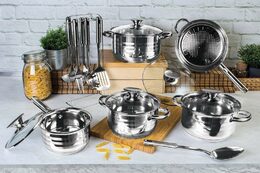 BLAUMAN Sada nádobí nerez 17 ks Jumbo Gourmet Line BL-3133
