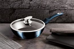 BERLINGERHAUS Sada nádobí s mramorovým povrchem 10 ks Aquamarine Metallic Line BH-1884
