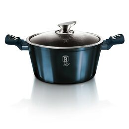 BERLINGERHAUS Sada nádobí s mramorovým povrchem 10 ks Aquamarine Metallic Line BH-1884
