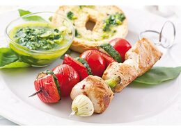 KELA Jehly na špíz PINCHO 25 cm, nerez, 6 ks KL-11214