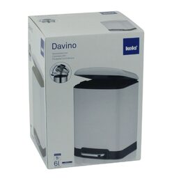 KELA Koš kosmetický DAVINO 6 l bílá KL-22996