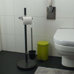 KELA WC set SINERIO kov antracit pr. 25cm x v. 76,5cm KL-22231