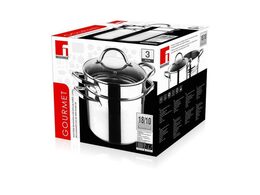 BERGNER Hrnec napařovací nerez 5 l GOURMET BG-6520