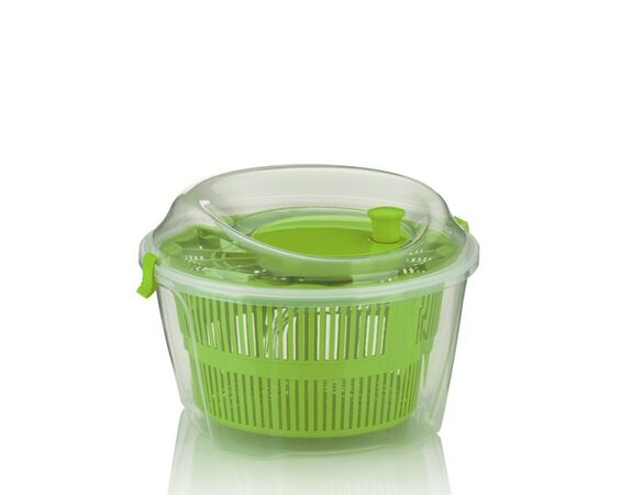 KELA Odstředivka na salát MAILIN, plast, zelená KL-11906