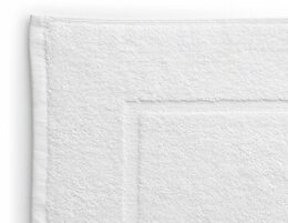 KELA Koupelnová předložka LADESSA bílá 50x70 cm KL-23310