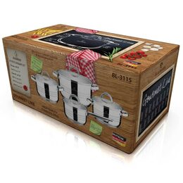 BLAUMANN Sada nádobí nerez 8 ks Jumbo Gourmet line BL-3115