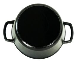 KELA Pekáč litinový s poklicí CALIDO 26 cm černá KL-12472