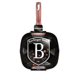 BERLINGERHAUS Pánev grilovací s titanovým povrchem 28 cm I-Rose Edition BH-6027