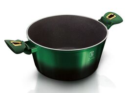 BERLINGERHAUS Kastrol s poklicí a titanovým povrchem 28 cm Emerald Collection BH-6059